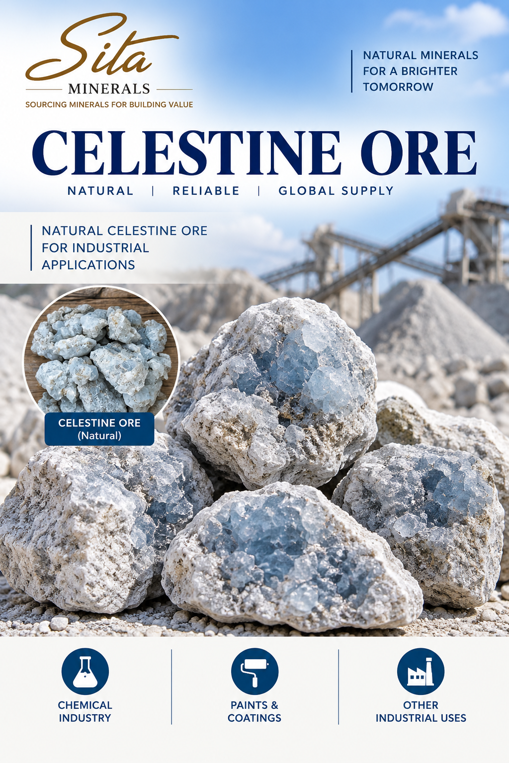 Celestine Ore